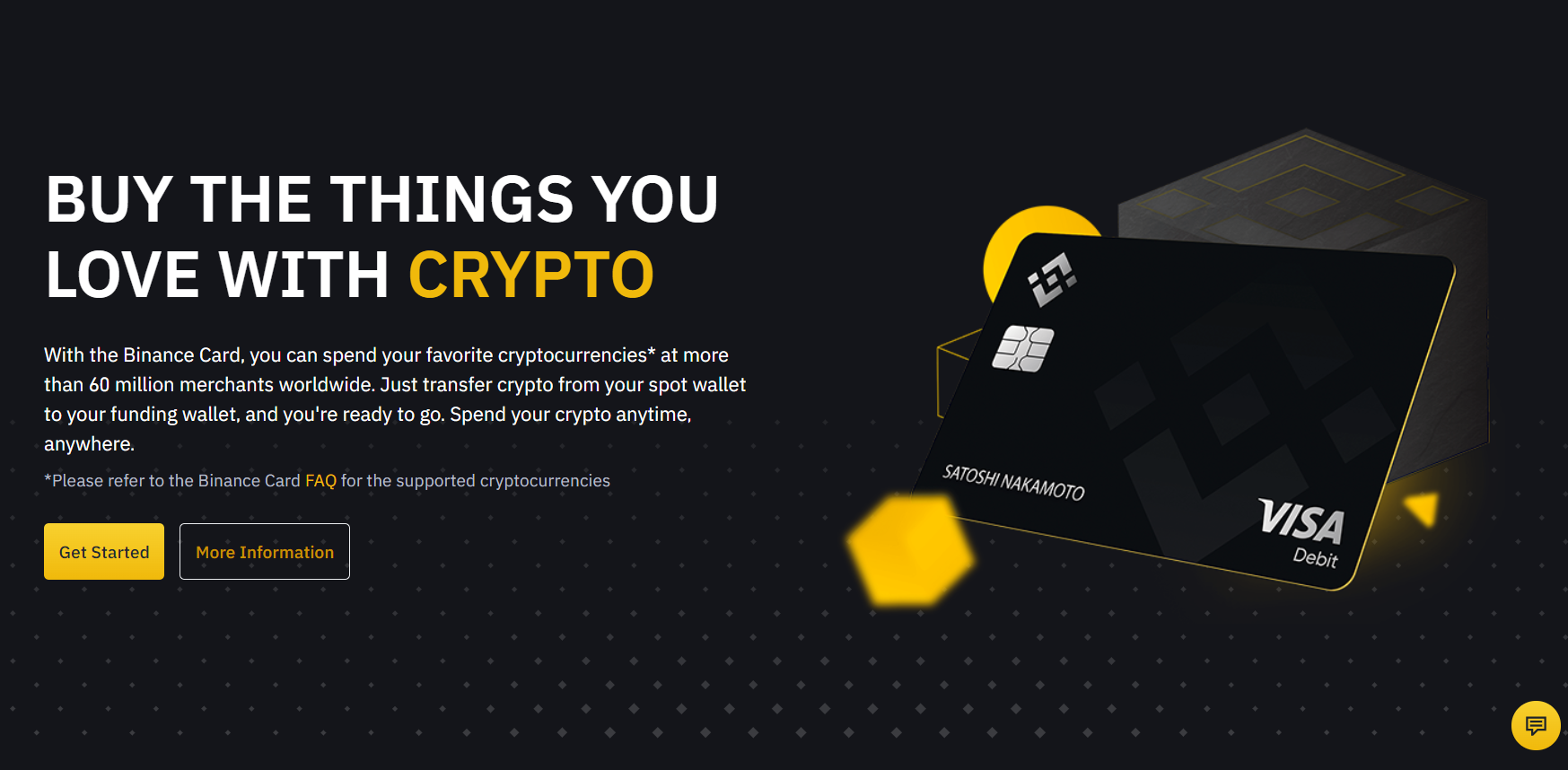 ด้วยบัตร Binance Visa คุณสามารถใช้สินทรัพย์เข้ารหัสลับในบัญชี Binance ของคุณในกว่า 60 ล้านแห่งทั่วโลก ด้วยบัตร Binance Visa คุณสามารถใช้สินทรัพย์เข้ารหัสลับในบัญชี Binance ของคุณในกว่า 60 ล้านแห่งทั่วโลก