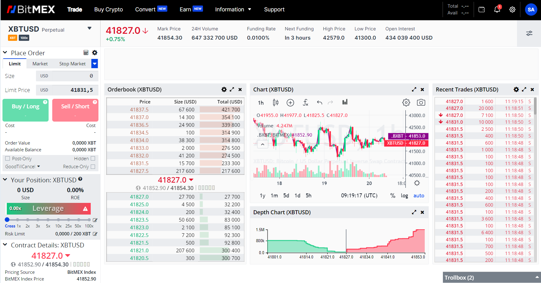 ห้องซื้อขายของแพลตฟอร์มการซื้อขายอนุพันธ์ BitMEX เข้ารหัสลับ ห้องซื้อขายของแพลตฟอร์มการซื้อขายอนุพันธ์ BitMEX เข้ารหัสลับ