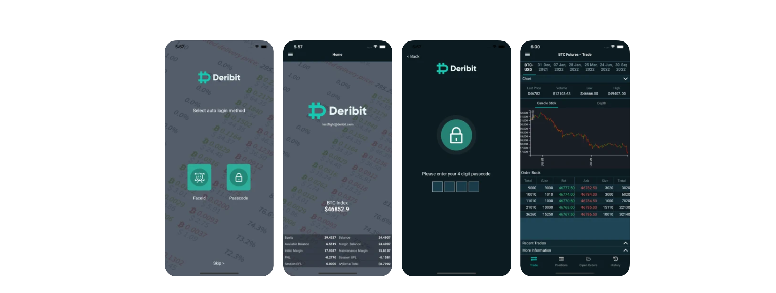 คุณสามารถดาวน์โหลดแอปพลิเคชั่นมือถือ Deribit คุณสามารถดาวน์โหลดแอปพลิเคชั่นมือถือ Deribit