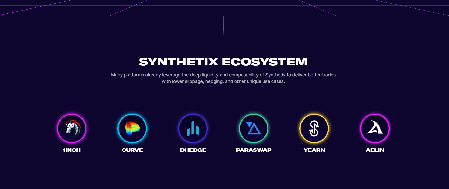 ระบบนิเวศ Synthetix ระบบนิเวศ Synthetix